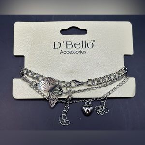 NEW!! D’Bello Silver Bracelet Set